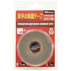 Сверхпрочная двусторонняя лента акриловая NITTO HYPERJOINT GH5110N - фото 16710201