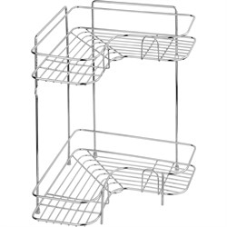 Двойная угловая полочка Fora KOR-483 - фото 16711741