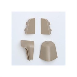 Комплект заглушек к плинтусу для столешниц ООО ДЕКОПЛИНТ ДЖОКЕР - фото 16713857