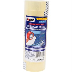 Канцелярская клейкая лента UNIBOB 214962 - фото 16715411