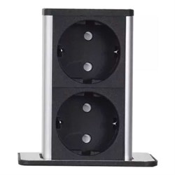 Выдвижная розетка Inrior RH-02-20 - фото 16718579