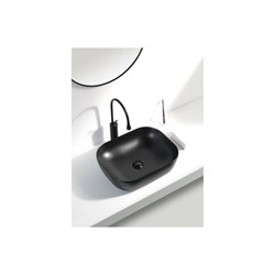 Накладная керамическая раковина Aquanet LAKE-1-MB - фото 16719617