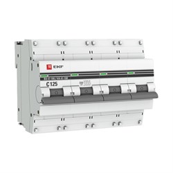 Автоматический выключатель EKF ВА 47-100 PROxima - фото 16722692