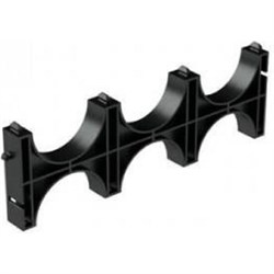 Тройной кластер держатель для труб 110 мм ООО МеталлТоргСтрой Кл300 110-3 - фото 16723214