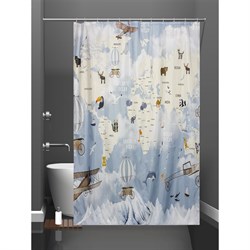 Штора для ванны Bath Plus Animals Around The World II - фото 16723617