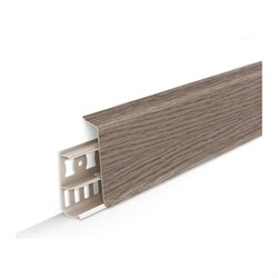 Напольный плинтус DECONIKA Д-П85 215 ДУБ СНЖ - фото 16724090