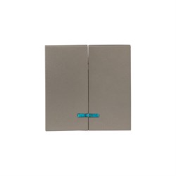 Лицевая панель 2-клавишного выключателя EKF PROxima Валенсия - фото 16725064