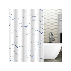Штора для ванной Tatkraft Seagulls Textile - фото 16726076
