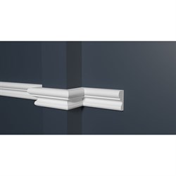 Ударопрочный влагостойкий стеновой молдинг под покраску Decor-Dizayn DD607 - фото 16728287