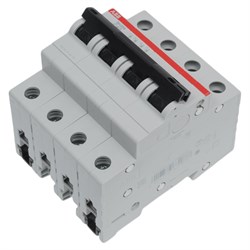 Четырехполюсной автоматический выключатель ABB sh204 - фото 16728520