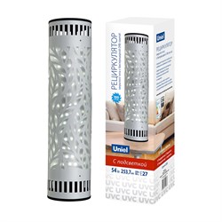 Ультрафиолетовый бактерицидный бактерицидная лампа Uniel UDG-V100A UVCB/4000K D02 GREY - фото 16730407