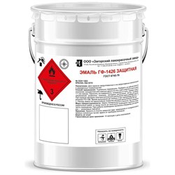 Защитная эмаль ЗАГОРСКИЙ ЛАКОКРАСОЧНЫЙ ЗАВОД ГФ-1426 - фото 16730731