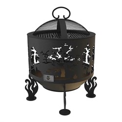 Костровая чаша FIRE-HOUSE Ch9-500деревья - фото 16733191