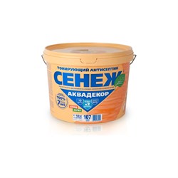 Антисептик для дерева СЕНЕЖ АКВАДЕКОР Х2-107 - фото 16734790