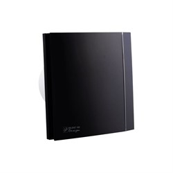 Вытяжной вентилятор Soler&Palau Silent-100 CZ Matt Black Design 4C - фото 16741067