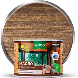 Колеруемое масло для террас и садовой мебели Farbitex 4300011009 - фото 16741448