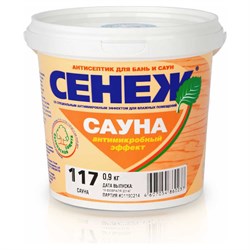 Антисептик для дерева СЕНЕЖ САУНА - фото 16742636