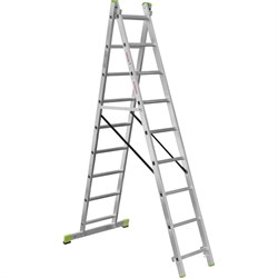 Двухсекционная алюминиевая лестница НОВАЯ ВЫСОТА 2220209 - фото 16742740