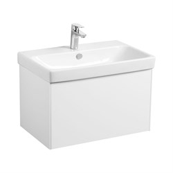 Тумба AQUATON Асти 70 белый матовый/белый глянец (БЕЗ УМЫВАЛЬНИКА Адриана-70) - фото 16743665