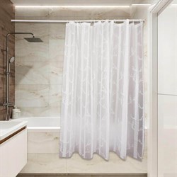 Штора для ванной Сантис peva pv-115 (березовая роща) 54 gsm 180x180 см - фото 16745282