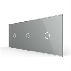 Панель для трех сенсорных выключателей LIVOLO BB-C7-C1/C1/C1-15 - фото 16745918