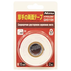 Сверхпрочная двусторонняя лента акриловая NITTO HYPERJOINT GH5110H - фото 16745961