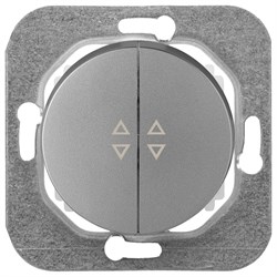 Двухклавишный проходной механизм выключателя BYLECTRICA ПРОВАНС - фото 16747155