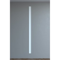 Ударопрочный влагостойкий стеновой молдинг-пилястра под покраску Decor-Dizayn DD201 - фото 16747443