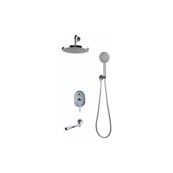 Встраиваемый душевой комплект Bronze de Luxe SCANDI - фото 16749755