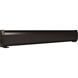 Плинтусный обогреватель Mr.Tektum Smart-Roll 600Вт 1,1м коричневый подключение слева - фото 16750850