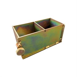 Оцинкованная двухгнездовая кубическая форма TeaM 2ФК-100/4 - фото 16761802