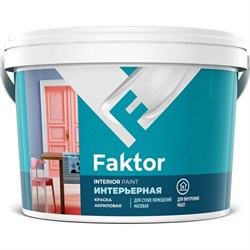 Акриловая краска для интерьеров Ярославские краски FAKTOR - фото 16764220