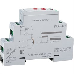 Реле времени Евроавтоматика F&F PCG-417 - фото 16764528