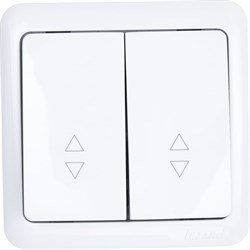 Проходной двойной выключатель Lezard VIOLA - фото 16770451