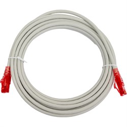 Патч-корд Hyperline PC-LPM-UTP-RJ45-RJ45-C5e-5M-LSZH-GY - фото 16770727