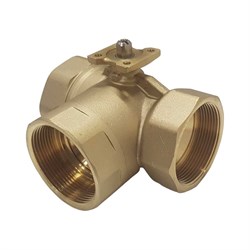 Трехходовой латунный шаровой кран TECHNO 3050B - фото 16776835