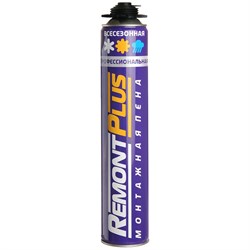 Всесезонная пистолетная пена MasterTeks REMONT PLUS 65 PRO - фото 16777838