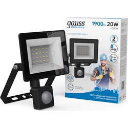 Светодиодный прожектор GAUSS Elementary - фото 16778991