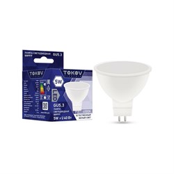 Светодиодная лампа TOKOV ELECTRIC TKE-MR16-GU5,3-5-4K - фото 16779215