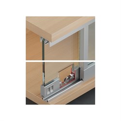 Двойная направляющая шина для привинчивания Hafele Slido F-Line14 25A - фото 16779511