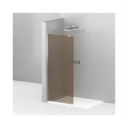 Душевая перегородка Cezares LIBERTA-L-1-100-BR-Cr - фото 16779565