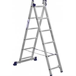 Двухсекционная универсальная алюминиевая двухсекционная лестница Алюмет H2 5206 - фото 16780273