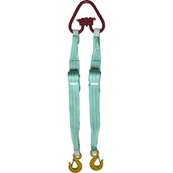 Двухветвевой текстильный строп ТамбовТехСнаб 7930130714351 - фото 16781184