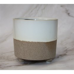 Кашпо SCHEURICH Kübel Piaff sandy white - фото 16781215