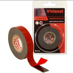 Монтажная сверхсильная двусторонняя клейкая лента VINTANET 1146 - фото 16781394