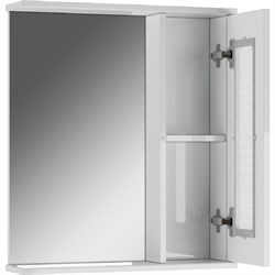 Левый/правый шкаф-зеркало Айсберг Кристалл 60 - фото 16782149