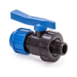 Компрессионный кран для ПЭ труб Lammin Lm34105032025 - фото 16783059