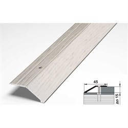 Разноуровневый алюминиевый порог Лука УТ000001737 - фото 16783706