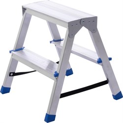 Алюминиевая двухсторонняя стремянка STAIRS ЛАЙТ - фото 16789642