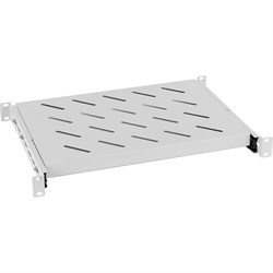 Выдвижная полка для шкафов и стоек глубиной 600 мм Cabeus JE05-600 - фото 16792593